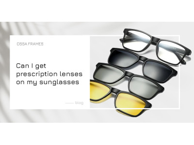 Can I get prescription lenses on my sunglasses